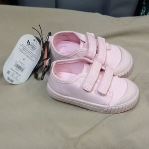 Baby Gear Light Pink Velcro Sneakers